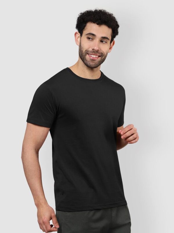 Black Plain Tshirt