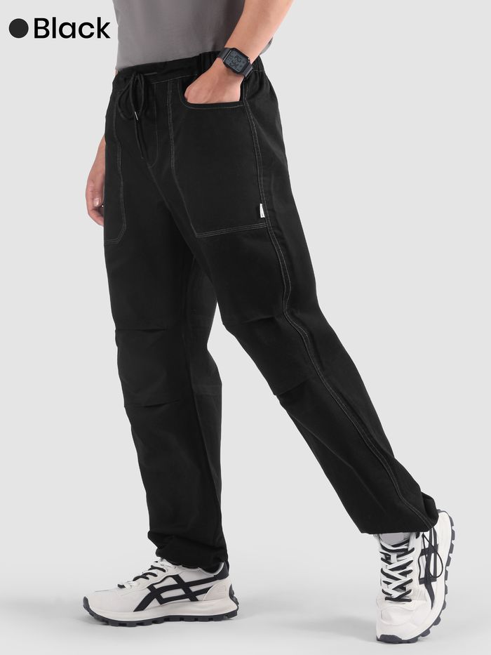 (Demo 2- Variable) Double Pleated Cargo Joggers Combo - Image 3